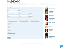 Tablet Screenshot of mymozaic.com